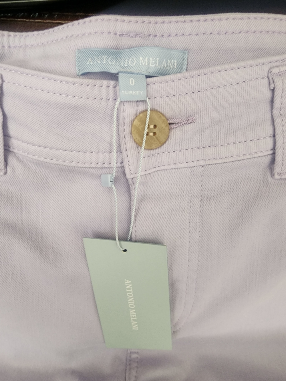 ANTONIO MELANI Lavender Wide-Leg Jeans - Picture 3 of 3